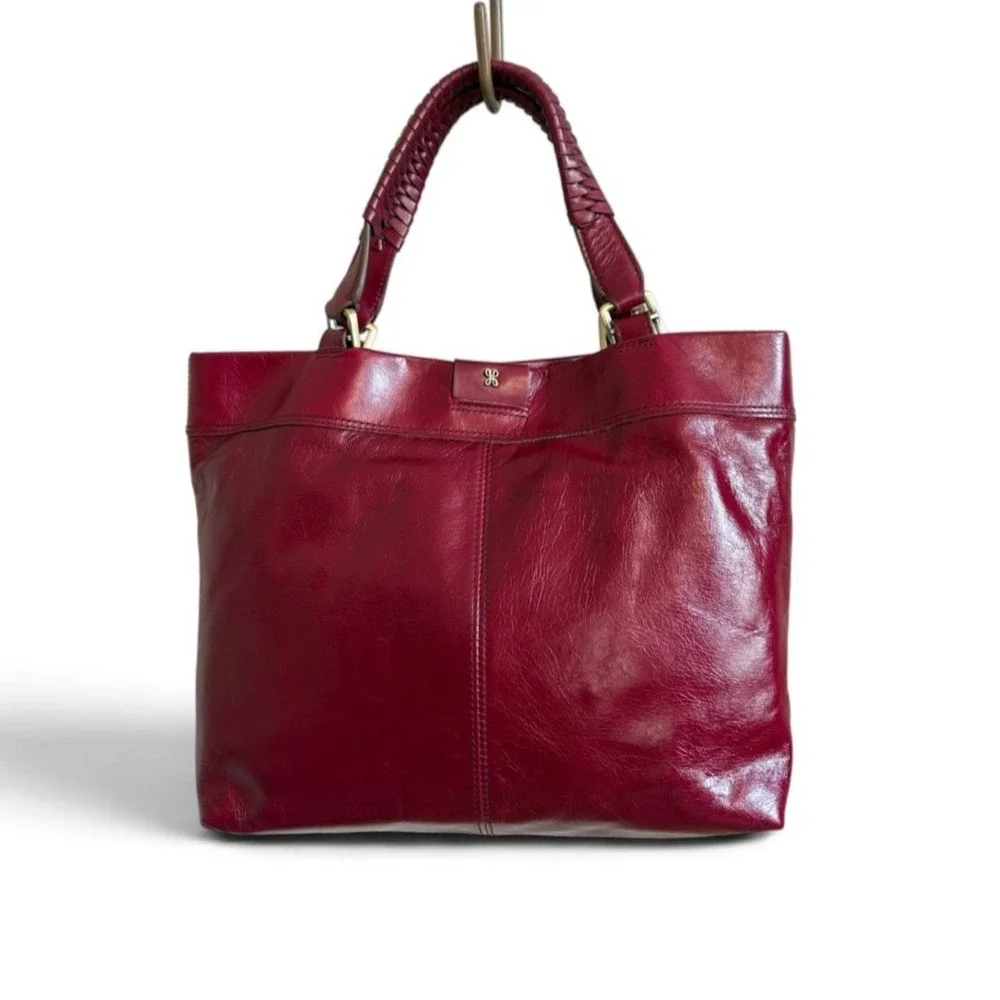 HOBO Romy Medium Tote Saddleberry Burgundy Leather Handbag VI-36001SBRY NEW